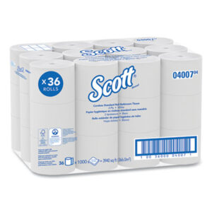 Scott Coreless Two-Ply Standard Roll Bathroom Tissue; Dry Goods; Facility; Nurse&apos;s Office; Colds