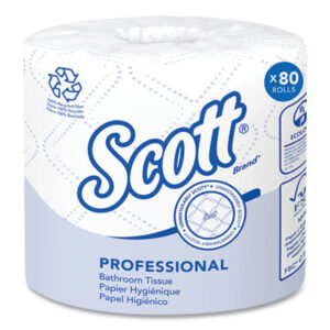 Scott 100% Recycled Fiber Standard Roll Bathroom Tissue; Dry Goods; Facility; Nurse&apos;s Office; Colds