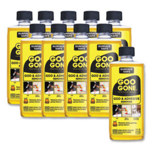 Goo; Gooey; Citrus; Sticky; Maintenance; Facilities; Upkeep; Restroom; Kitchen; Cleansers