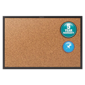 48 x 36; Aluminum Frame; Black Aluminum Frame; Board; Boards; Cork; Cork Board; Cork Bulletin Board; Board; Bulletin; Bulletin Board; QUARTET; Tack; Tack Board; Classrooms; Schools; Education; Meeting-Rooms; Teachers