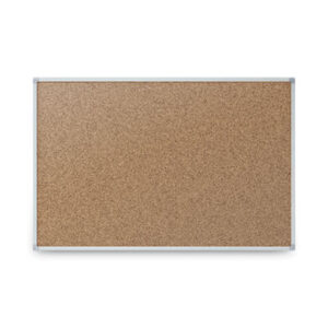 Economy Cork Board; 24 x 18; QUARTET; Aluminum Frame; Board; Boards; Bulletin Board; Classrooms; Schools; Education; Meeting-Rooms; Teachers