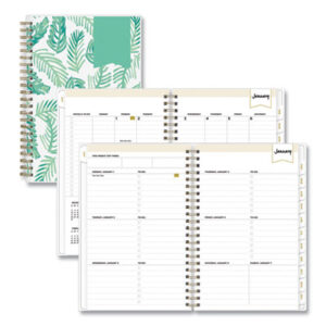 Planner; Calendar; Desk; Weekly; Monthly; Week; Month; Spiral; Wire; Agenda; Daily; Business; Personal; Goal Setting; Organizer; Fashion; Plan; Cover; Professional; Classic; Planning; Business