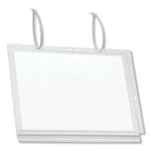(DBL502719)DBL 502719 – Water Resistant Sign Holder Pockets with Cable Ties, 8.5 x 11, Clear Frame, 5/Pack by DURABLE OFFICE PRODUCTS CORP. (5/PK)