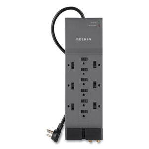 12-Outlet; BELKIN; Professional Series; Surge Protector; Surgemaster; Suppressors; Power; Voltage; Spikes; Current; AC; Electricity; Overloads; Circuits; Electronics; Technology