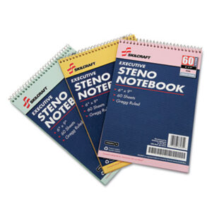 (NSN4545702)NSN 4545702 AbilityOne® SKILCRAFT® Steno Pad (3 Per PK)