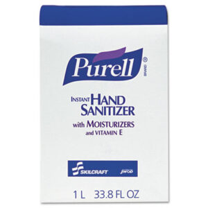 (NSN5220828)NSN 5220828 AbilityOne® PURELL® SKILCRAFT™ Instant Hand Sanitizer Dispenser Refill (8 Per BX)