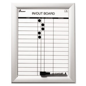 (NSN4845261)NSN 4845261 AbilityOne® SKILCRAFT® Quartet® Magnetic In Out Board (1 Per EA)