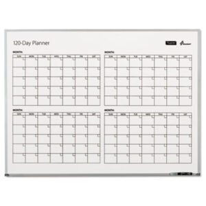 (NSN6222133)NSN 6222133 AbilityOne® SKILCRAFT® 4-Month Dry Erase Calendar (1 Per EA)