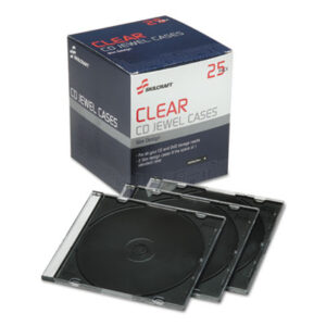 (NSN5026513)NSN 5026513 AbilityOne® SKILCRAFT® Slim CD Cases (25 Per PK)