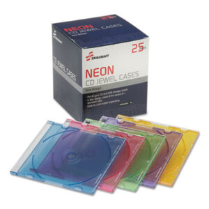(NSN5547682)NSN 5547682 AbilityOne® SKILCRAFT® Slim CD Cases (25 Per PK)