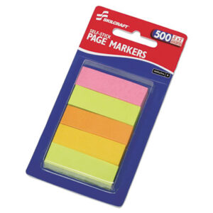 (NSN4214751)NSN 4214751 AbilityOne® SKILCRAFT® Self-Stick Tabs and Page Markers (1 Per PK)