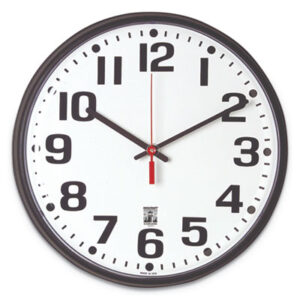(NSN5573148)NSN 5573148 AbilityOne® SKILCRAFT® Self-Set Wall Clock (1 Per EA)
