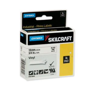(NSN6871405)NSN 6871405 AbilityOne® SKILCRAFT® Dymo® Industrial Rhino™ Thermal Vinyl Label Tape Cassettes (1 Per EA)