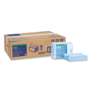 (TRK192292)TRK 192292 – Small Pack Foodservice Cloth, 1-Ply, 11.75 x 14.75, Unscented, Blue with Blue Stripe, 50/Poly Pack, 4 Packs/Carton by ESSITY (4/CT)
