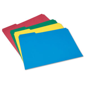 (NSN4840006)NSN 4840006 AbilityOne® SKILCRAFT® Color File Folder Set (24 Per PK)