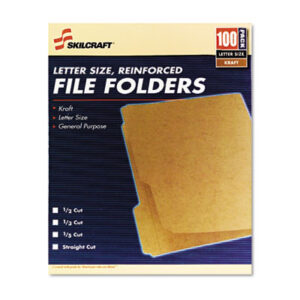 (NSN6630031)NSN 6630031 AbilityOne® SKILCRAFT® Medium File Folder (100 Per HU)
