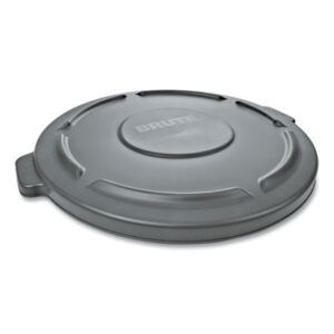 Rubbermaid® Commercial; Waste Receptacle Lids; Waste Receptacle Lids-Flat Top; Cap; Cover; Hood; Roof; Top; Garbage; Trash