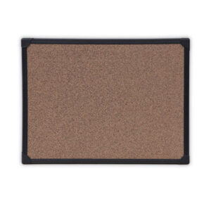 (UNV43021)UNV 43021 – Tech Cork Board, 24 x 18, Brown Surface, Black Aluminum Frame by UNIVERSAL OFFICE PRODUCTS (1/EA)