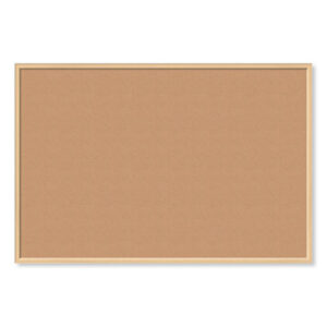 (UBR2872U0001)UBR 2872U0001 – Cork Bulletin Board, 70 x 47, Tan Surface, Birch Wood Frame by U BRANDS (1/EA)