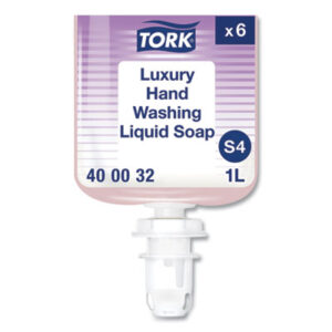 (TRK400032)TRK 400032 – Luxury Liquid Soap, Soft Rose Scent, 1L Refill, 6/Carton by ESSITY (6/CT)