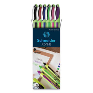 Fineliner; Xpress; Fiber Pen; Assorted Colors; Multicolor Pen Pack