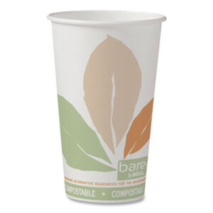 PLA Paper Hot Cups; Eco-Forward; Hospitality; Cafeterias; Restaurants; Cafes; Beverages; Stations; Glass