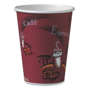 Cups; Single Use; Disposable; Hot Beverage Container; Solo; Hospitality; Cafeterias; Restaurants; Cafes; Beverages; Stations; Glass