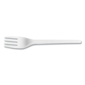 (VEGVWFK65)VEG VWFK65 – White CPLA Cutlery, Fork, 1,000/Carton by VEGWARE (1000/CT)