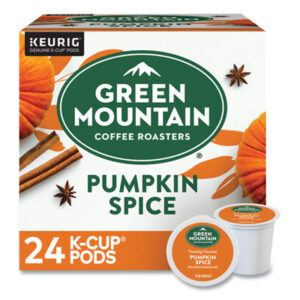 K-Cup; K-Cups; Kcup; Kcups; Beverage; Beverages; Green Mountain Coffee Roasters Fair Trade Certified Pumpkin Spice Coffee  Keurig Brewing System; Single Cup; Drinks; Breakrooms; Vending; Hospitality; Lounges