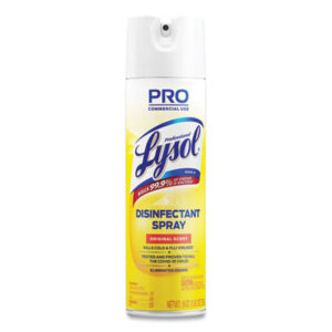 Aerosol Spray; Cleaning Supplies; Deodorizer; Disinfectant; Janitorial Supplies; LYSOL; Lysol Brand II; Lysol Disinfectant; Original Scent; RECKITT BENCKISER; Restroom Supplies; Spray; Washroom Supplies; Maintenance; Facilities; Upkeep; Restroom; Kitchen; Cleansers