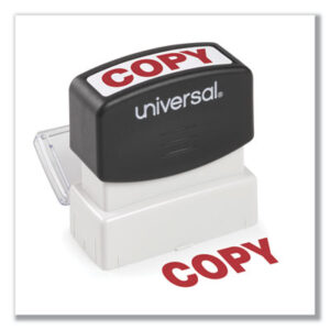 Copy Stamp; Message; Phrase; Phrase Stamps; Pre-Inked; Pre-Inked Stamp; Red; Self-Inking; Stamp; Stamps; Stamps & Ink; Title; Title Stamp; UNIVERSAL; ôCOPYö; Imprints; Impressions; Labeling; Desktop; Inkers; SPR60014