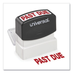 Message; Past Due Stamp; Phrase; Phrase Stamps; Pre-Inked; Pre-Inked Stamp; Red; Self-Inking; Stamp; Stamps; Stamps & Ink; Title; Title Stamp; UNIVERSAL; ôPAST DUEö; Imprints; Impressions; Labeling; Desktop; Inkers; SPR60029