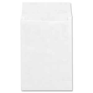 (UNV19003)UNV 19003 – Deluxe Tyvek Expansion Envelopes, Open-End, 1.5" Capacity, #13 1/2, Square Flap, Self-Adhesive Closure, 10 x 13, White,100/BX by UNIVERSAL OFFICE PRODUCTS (100/CT)
