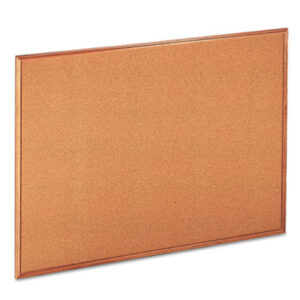 (UNV43604)UNV 43604 – Cork Board with Oak Style Frame, 48 x 36, Tan Surface by UNIVERSAL OFFICE PRODUCTS (1/EA)