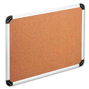 (UNV43714)UNV 43714 – Cork Board with Aluminum Frame, 48 x 36, Tan Surface, Silver Frame by UNIVERSAL OFFICE PRODUCTS (1/EA)