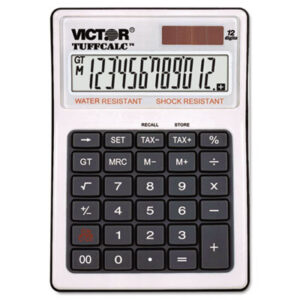(VCT99901)VCT 99901 – TUFFCALC Desktop Calculator, 12-Digit LCD by VICTOR TECHNOLOGY LLC (1/EA)