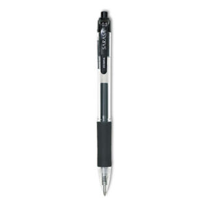 (ZEB46710)ZEB 46710 – Sarasa Dry Gel X20 Gel Pen, Retractable, Fine 0.5 mm, Black Ink, Clear/Black Barrel, 12/Pack by ZEBRA PEN CORP. (12/DZ)