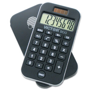 8-Digit Display; 900 Pocket Calculator; Calculator; Calculators; VICTOR; Mathematics; Science; Accounting; Calculation; Bookkeeping; Schools; Education