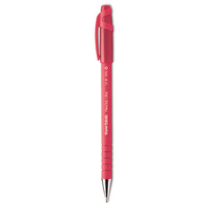 Ball Pen; Ballpoint; Ballpoint Pen; Red; Red Ink; Medium; Medium Point; FlexGrip Ultra; Lubriglide; PAPERMATE; Pen; Pens; Refillable; Writing; Instruments; Utensils; Inkers; Schools; Education; Students