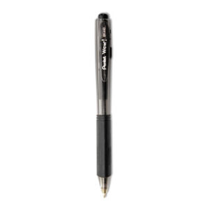 PENTEL; WOW!; Retractable; Ballpoint; Black Ink; Shrink-wrapped; 36/Pack; Writing; Instruments; Utensils; Inkers; Schools; Education; Students