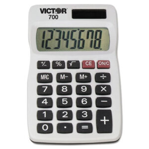 Calculator; Calculators; Victor® Model 700 8-Digit Calculator; Mathematics; Science; Accounting; Calculation; Bookkeeping; Schools; Education; Victor