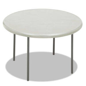 Folding Table; Indestruc-Tables Too; Platinum; Tables; 1200 Series; Worksurfaces; Boards; Planks; Mesas; Furniture; Resin; Iceberg