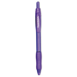 Ball Pen; Ballpoint; Ballpoint Pen; Purple Ink; PAPERMATE; Pen; Pens; Profile; Super Bold; Writing Equipment; Writing; Instruments; Utensils; Inkers; Schools; Education; Students