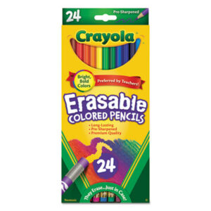 Colored Pencils; Crayola; Drawing; Erasable; Pencils; School Supplies; Writing; Instruments; Graphites; Schools; Education; Students