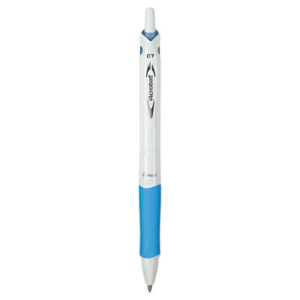 Acroball; Pure; White; Hybrid; Ballpoint; Gel; Pen; Writing; Instruments; Utensils; Inkers; Schools; Education; Students