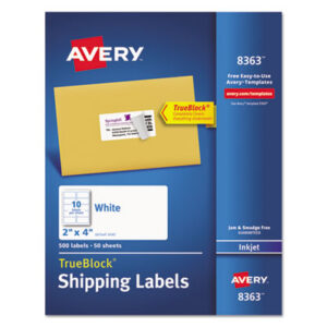 Labels; Labels-Shipping; Identifications; Classifications; Stickers; Shipping; Receiving; Mailrooms; AVERY