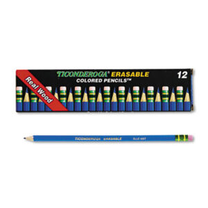 Art & Drafting; Art Supplies; Blue; Colored Pencil; DIXON; Drafting/Drawing; Drawing; Drawing Pencils/Leads; Erasable; Pencil; Pencils; Ticonderoga; Writing; Instruments; Graphites; Schools; Education; Students