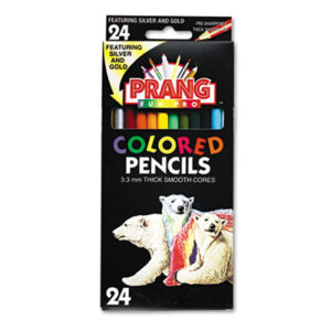 24-Color Set; Art & Drafting; Art Supplies; Colored Pencil; DIXON; Drafting/Drawing; Drawing; Drawing Pencils/Leads; Pencil; Pencils; Prang; Writing; Instruments; Graphites; Schools; Education; Students