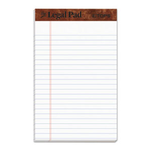 5 x 8; White; Jr. Legal; Legal; Legal Pad; Note; Note Pads; Notebook; Pad; Pads; Perforated; Ruled; Ruled Pad; TOPS; Writing; Writing Pad; Writing Tablet; Tablets; Booklets; Schools; Education; Classrooms; Students