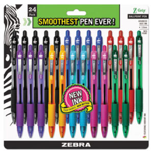 Ballpoint Pen; Retractable; Z-Grip; Zebra